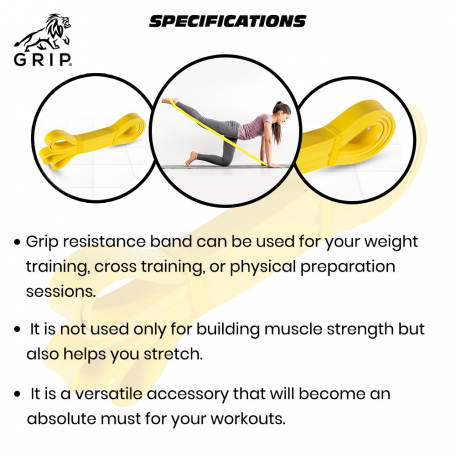 Grip Resistance Band Effective In Losing That Belly Fat And Strengthening The Core Can Lift Upto 25Kgs