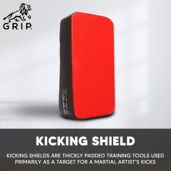 Grip Kicking Shield, Used Primarily As A Target For A Martial Artist's Kicks