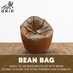 Grip Bean Bag Filled with Beans, Double Stitched for Extra Strength and Durability