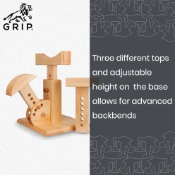 Grip Iyengar Stump Set / Different tops and adjustable height