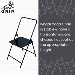 Grip Iyengar Yoga Chair / Helps you to increase flexibility 