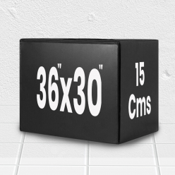 Grip Plyometric Box 36"×30", increases muscle power, explosiveness, and body control - 15Cms